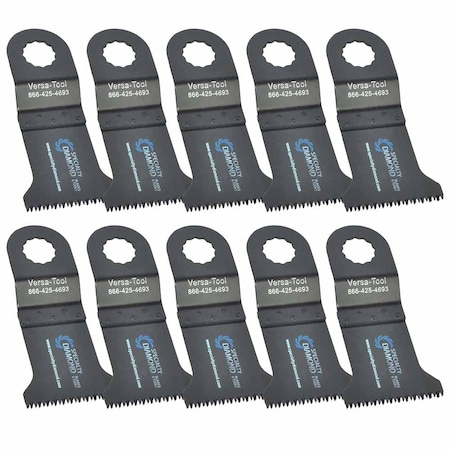 Versa Tool 45mm Japan Cut Tooth HCS Multi-Tool Saw Blades, PK 10 SB10C